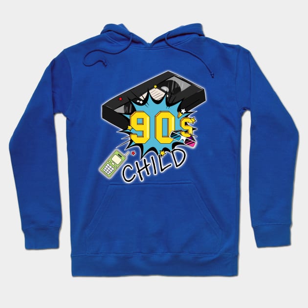 90's Child Retro Hoodie by ToochArt